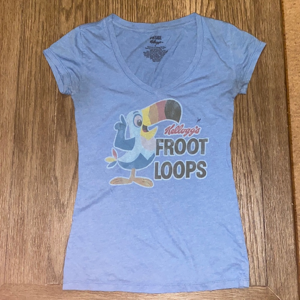 Fruit loops v-neck shirt